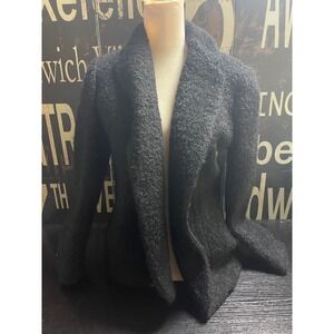 Black coat size 14